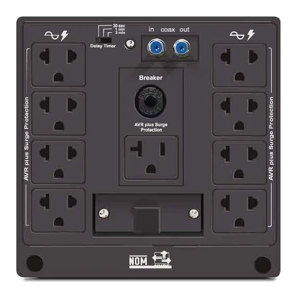 Regulador Automatico De Voltaje Con Supresion De Picos Cdp R-avr5008i, 5000va / 2500w — vista 2