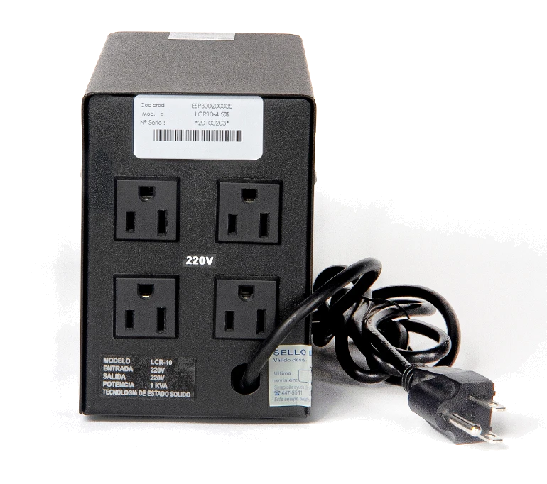 Estabilizador Monofasico Elise Ieda Poder Safe, Lcr15-4.5% Solido, 1.5kva, 220vac, 4 Tomas — vista 2