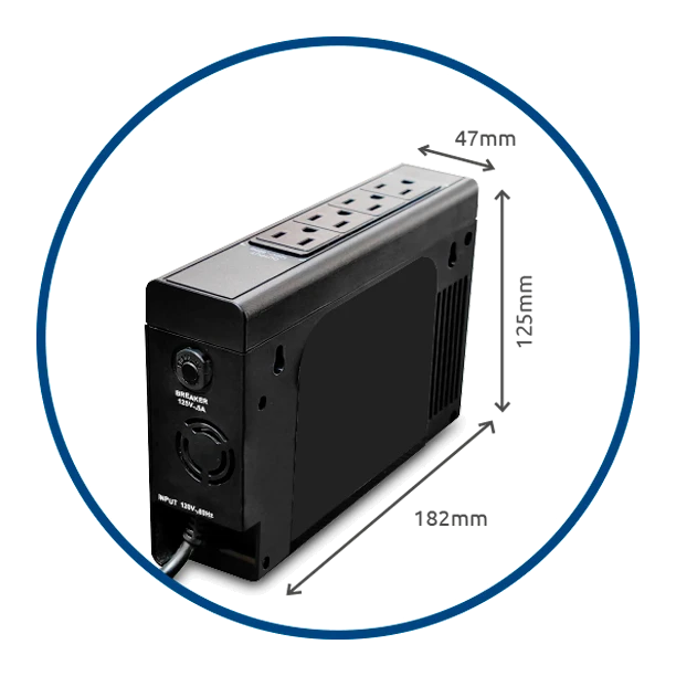 Ups Cdp Li504i - Standby Con Bateria De Litio (lifepo4) De 12.8v / 51.2wh, 500va / 250w — vista 2