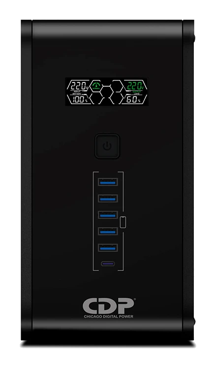 Ups Interactivo Cdp (chicago Digital Power) R-smart 1210i, 1200va/720w