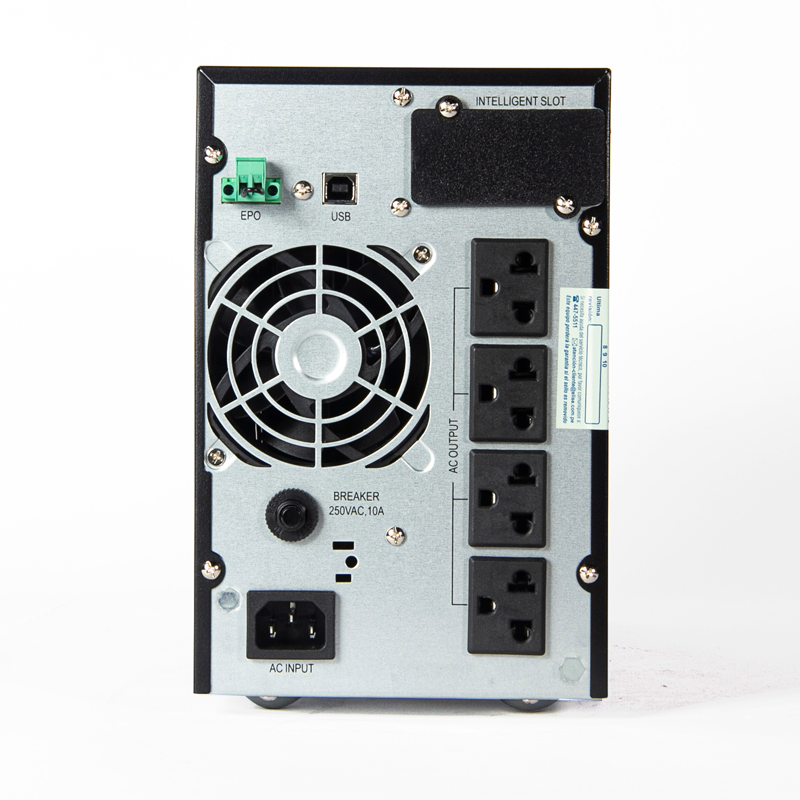 Ups Elise Udc-1k-t-g2, On-line, 1kva, 900w, 100v ~ 300vac, Display Lcd. — vista 2