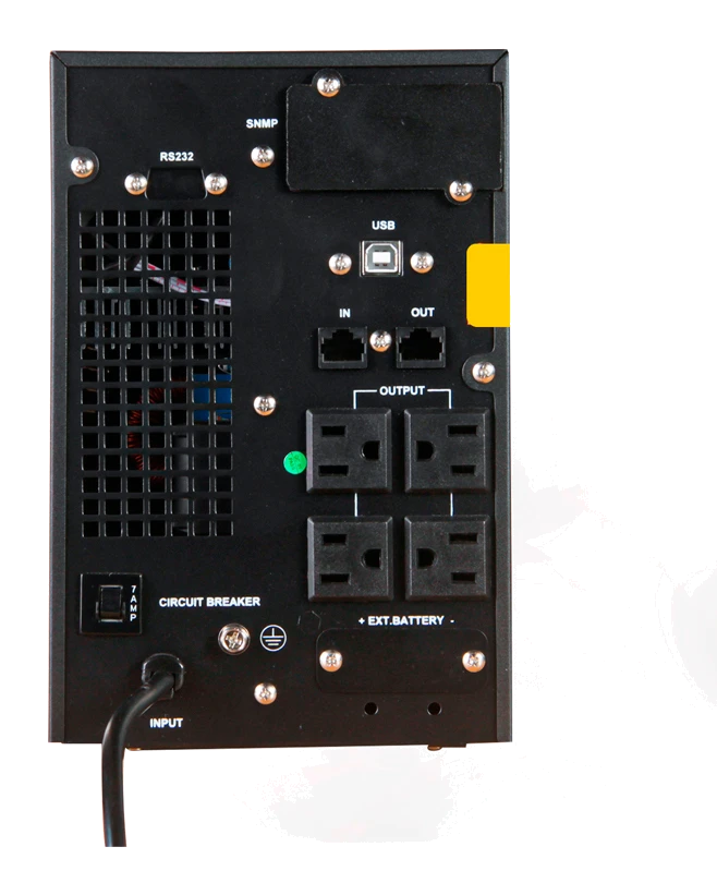 Ups Elise Fase Online Serie Zen 1000va / 900w / 4 Tomas De Salida Nema 5-15 / Rs232 / Usb. — vista 2