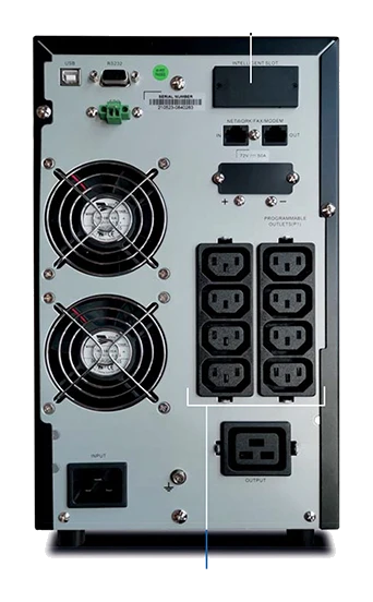 Ups Cdp Upo11i(ax), On-line, 3000va, 3000w, 220vac, 6 Salidas Iec-c13/14. — vista 2