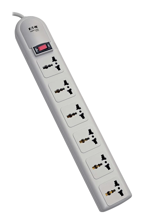 Tripp Lite Series Protector Contra Sobretensiones Con 6 Tomacorrientes Universales De 230v