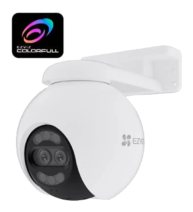 Cam Ip Pt Dual 4k + 2mp Ext Lente 4mm