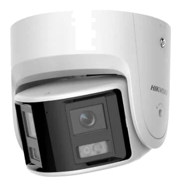 Camara Ip Colorvu Turret Panoramica 4mp Con Strobe Y Alarma Audible