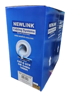 Cable Utp Cat6 Interior 4 Pares 23awg Azul – 305m Ul